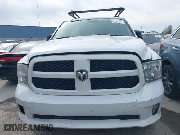 2018 Ram 1500 Express with VIN 1C6RR7FG6JS326988, listed as a IAAI auction lot 41834856 with 226,807 mi miles. Bid and sale history available at carsss.com. Image 6.