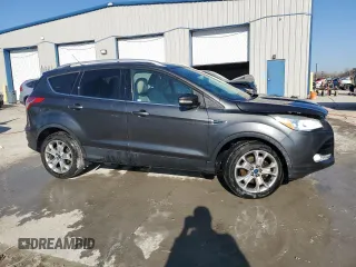 2016 Ford Escape Titanium with VIN 1FMCU9J91GUB34663, listed as a Copart auction lot 48044425 with 104,565 mi miles and Salvage Title. Bid and sale history available at carsss.com. Image 4.