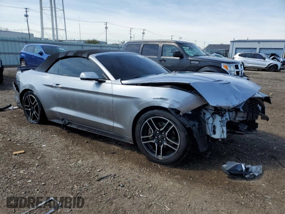 2020 Ford Mustang EcoBoost with VIN 1FATP8UH5L5146916, listed as a Copart auction lot 52550215 with 79,247 mi miles and Salvage title. Bid and sale history available at DreamBid. Image 4.