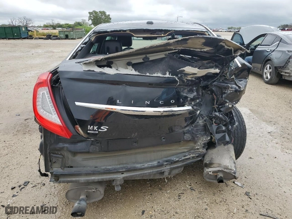 2016 Lincoln MKS EcoBoost with VIN 1LNHL9FT5GG603507, listed as a Copart auction lot 69890694 with 75,537 mi miles and Salvage Title. Bid and sale history available at carsss.com. Image 6.