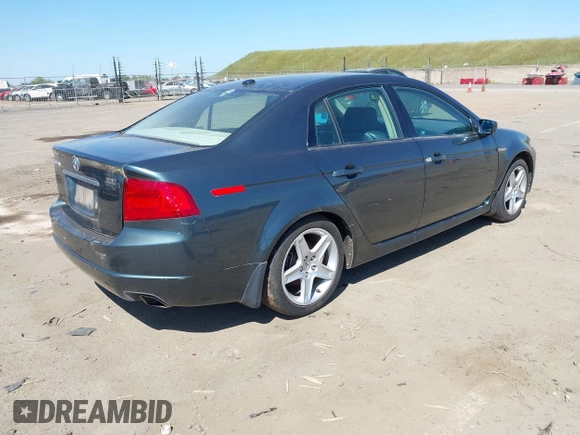 2004 Acura TL with VIN 19UUA66204A049064, listed as a IAAI auction lot 42068252 with 193,438 mi miles. Bid and sale history available at carsss.com. Image 4.