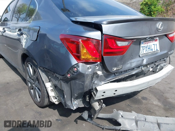 2015 Lexus GS 350 with VIN JTHBE1BL2FA016368, listed as a IAAI auction lot 42140268 with 105,140 mi miles and . Bid and sale history available at DreamBid. Image 12.