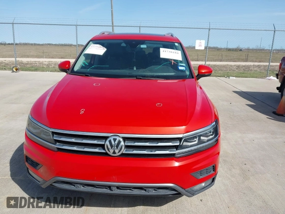 2018 Volkswagen Tiguan SEL Premium with VIN 3VV5B7AX8JM116146, listed as a IAAI auction lot 41738184 with 163,731 mi miles and . Bid and sale history available at DreamBid. Image 6.