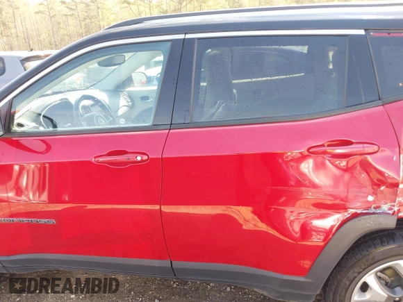 2018 Jeep Compass Limited with VIN 3C4NJCCB9JT466032, listed as a IAAI auction lot 41910549 with 81,249 mi miles and . Bid and sale history available at DreamBid. Image 15.