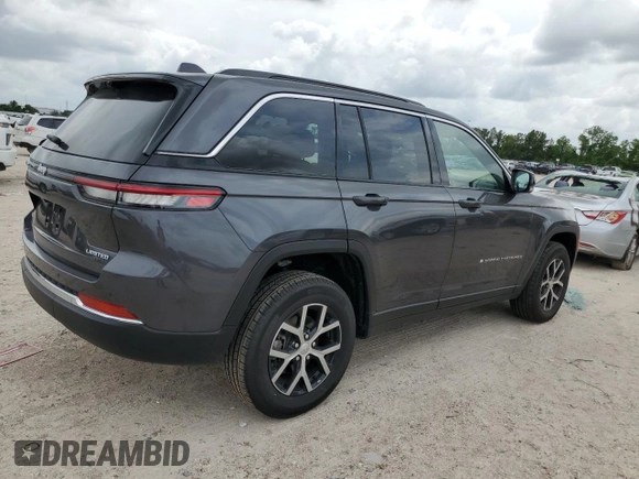 2024 Jeep Grand Cherokee Limited z VIN 1C4RJHBG0R8514555, wystawiony jako Copart lot #55113195 z przebiegiem 4 707 mil mil oraz Szkoda całkowita • Salvage title. Historia ofert i sprzedaży dostępna na DreamBid. Obrazek 3.