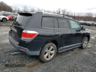 2011 Toyota Highlander Limited with VIN 5TDDK3EH6BS083591, listed as a Copart auction lot 47588875 with 409,437 mi miles and Salvage title. Bid and sale history available at DreamBid. Image 3.