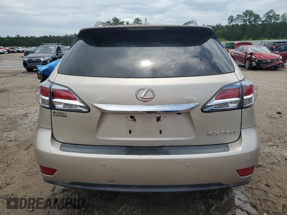 2013 Lexus RX 350 z VIN 2T2ZK1BA8DC129205, wystawiony jako Copart lot #59972385 z przebiegiem 103 760 mil mil oraz Szkoda całkowita • Salvage title. Historia ofert i sprzedaży dostępna na DreamBid. Obrazek 6.