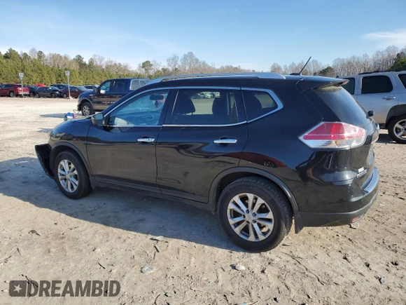 2016 Nissan Rogue SV with VIN KNMAT2MV3GP613566, listed as a Copart auction lot 85194384 with 138,423 mi miles and Salvage Title. Bid and sale history available at carsss.com. Image 2.