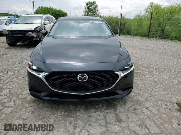 2021 Mazda 3 S with VIN JM1BPAAL2M1335330, listed as a Copart auction lot 56838145 with 33,225 mi miles and Salvage title. Bid and sale history available at DreamBid. Image 13.