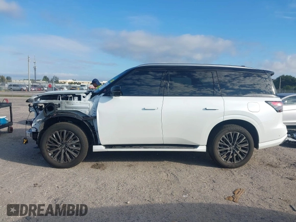2025 Infiniti QX80 Autograph z VIN JN8AZ3CC3S9600743, wystawiony jako IAAI lot #41541726 z przebiegiem 2 830 mil mil oraz . Historia ofert i sprzedaży dostępna na DreamBid. Obrazek 15.
