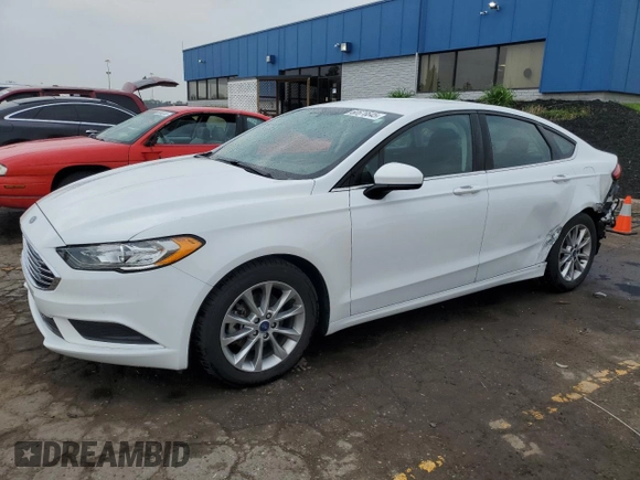 2017 Ford Fusion SE with VIN 3FA6P0H70HR405171, listed as a Copart auction lot 60676645 with 107,739 mi miles and Clean title. Bid and sale history available at DreamBid. Image 1.