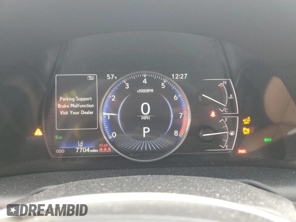 2022 Lexus ES 350 z VIN 58ADZ1B13NU136758, wystawiony jako Copart lot #46371665 z przebiegiem 7704 mil mil oraz Szkody całkowita. Historia ofert i sprzedaży dostępna na DreamBid. Obrazek 9.
