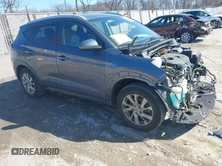 2019 Hyundai Tucson Value z VIN KM8J3CA43KU075720, wystawiony jako IAAI lot #41635019 z przebiegiem 43 828 mil mil oraz . Historia ofert i sprzedaży dostępna na DreamBid. Obrazek 1.