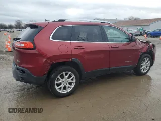 2014 Jeep Cherokee Latitude with VIN 1C4PJLCBXEW172132, listed as a Copart auction lot 47528285 with 154,268 mi miles and Salvage Title. Bid and sale history available at carsss.com. Image 3.