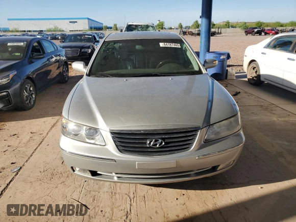 2009 Hyundai Azera Limited with VIN KMHFC46F69A369968, listed as a Copart auction lot 64187465 with 138,889 mi miles and Salvage title. Bid and sale history available at DreamBid. Image 5.