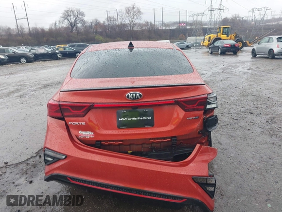 2020 Kia Forte GT-Line with VIN 3KPF34AD0LE224374, listed as a IAAI auction lot 41053534 with 51,441 mi miles. Bid and sale history available at carsss.com. Image 17.
