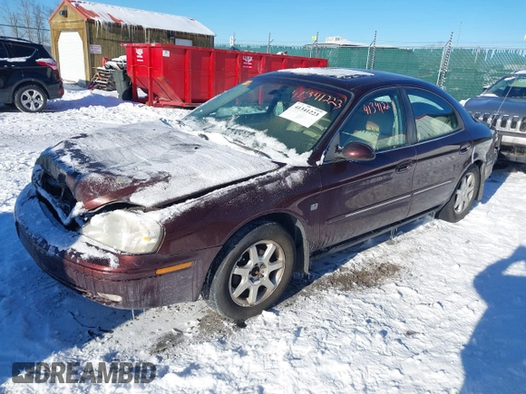 2000 Mercury Sable LS Premium with VIN 1MEFM55S3YA616365, listed as a IAAI auction lot 41341223 with 167,533 mi miles. Bid and sale history available at carsss.com. Image 2.