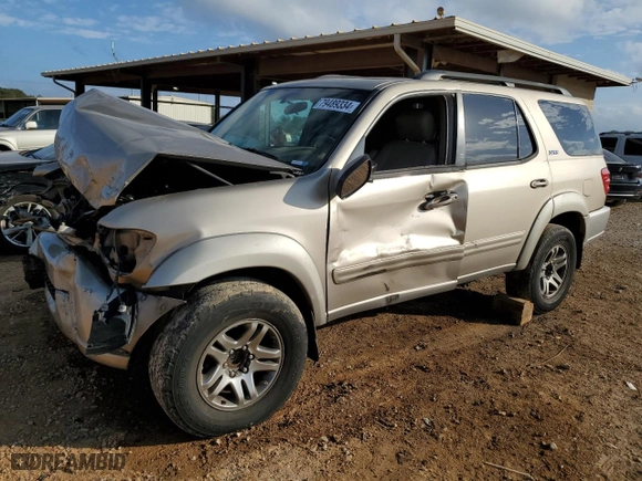 2004 Toyota Sequoia SR5 with VIN 5TDZT34A64S212830, listed as a Copart auction lot 79489334 with 284,085 mi miles and Salvage Title. Bid and sale history available at carsss.com. Image 1.