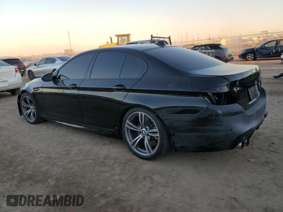 2016 BMW M5 with VIN WBSFV9C53GG343578, listed as a Copart auction lot 83691764 with 78,455 mi miles and Salvage Title. Bid and sale history available at carsss.com. Image 2.