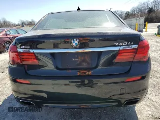 2015 BMW 7 Series 740Li xDrive with VIN WBAYF4C58FD874143, listed as a Copart auction lot 48456145 with 109,610 mi miles and Salvage Title. Bid and sale history available at carsss.com. Image 6.