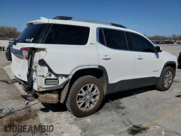 2021 GMC Acadia SLT z VIN 1GKKNUL41MZ165416, wystawiony jako Copart lot #49061435 z przebiegiem 63 646 mil mil oraz Szkoda całkowita • Salvage title. Historia ofert i sprzedaży dostępna na DreamBid. Obrazek 3.