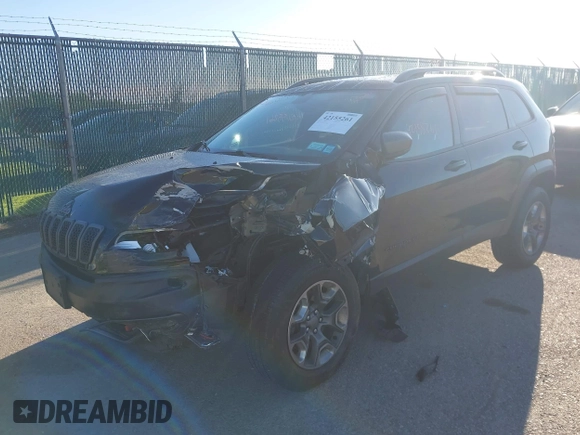 2019 Jeep Cherokee Trailhawk z VIN 1C4PJMBX0KD210316, wystawiony jako IAAI lot #42155261 z przebiegiem 100 889 mil mil oraz . Historia ofert i sprzedaży dostępna na DreamBid. Obrazek 17.