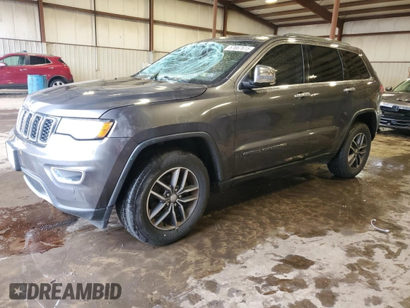 2017 Jeep Grand Cherokee Limited with VIN 1C4RJFBG7HC637284, listed as a Copart auction lot 57667615 with 118,232 mi miles and Salvage title. Bid and sale history available at DreamBid. Image 1.