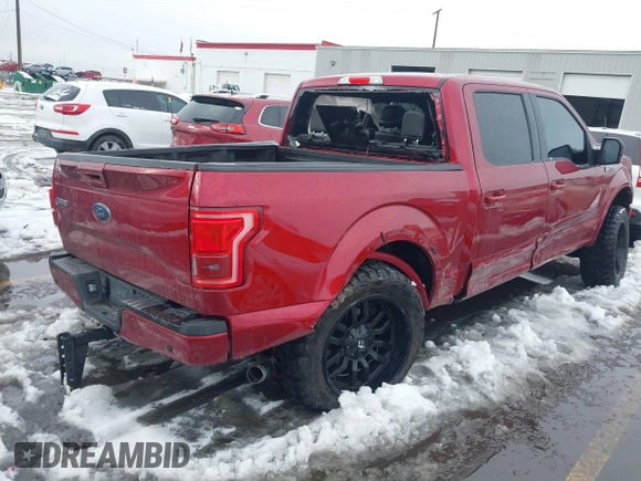 2017 Ford F-150 XL with VIN 1FTEW1EG5HFC70270, listed as a IAAI auction lot 41583973 with 1 mi miles. Bid and sale history available at carsss.com. Image 4.