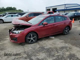 2019 Subaru Impreza Premium with VIN 4S3GTAD63K3714703, listed as a Copart auction lot 58641135 with 79,503 mi miles and Salvage title. Bid and sale history available at DreamBid. Image 1.