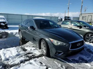 2020 Infiniti Q50 3.0t LUXE with VIN JN1EV7AR0LM250545, listed as a Copart auction lot 45989675 with 88,599 mi miles and Salvage Title. Bid and sale history available at carsss.com. Image 11.