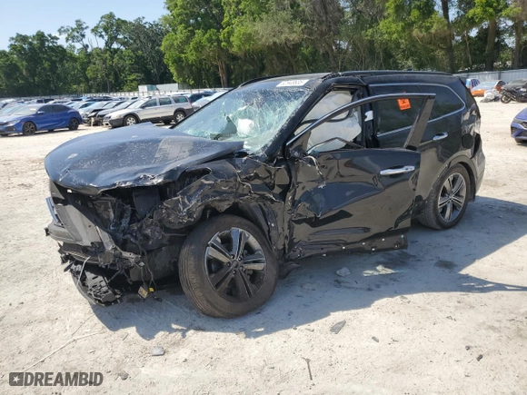 2014 Hyundai Santa Fe Limited with VIN KM8SR4HF5EU081846, listed as a Copart auction lot 52948635 with 118,444 mi miles and Salvage Title. Bid and sale history available at carsss.com. Image 1.