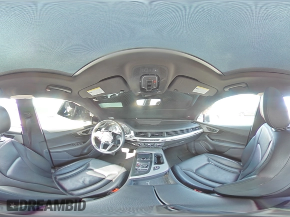 2019 Audi Q7 Premium with VIN WA1AHAF79KD040915, listed as a Copart auction lot 53300495 with 54,295 mi miles and Salvage title. Bid and sale history available at DreamBid. Image 14.