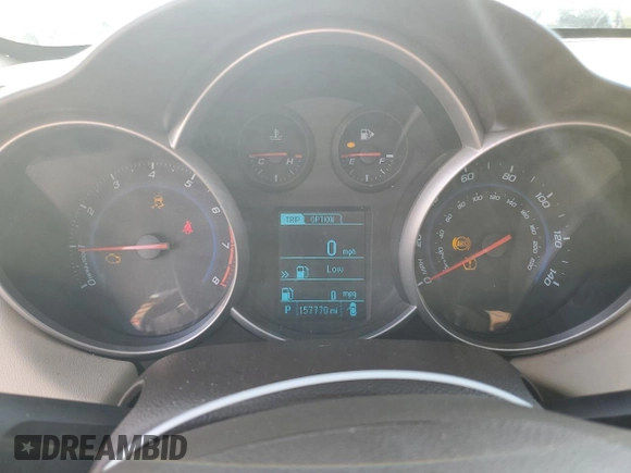 2014 Chevrolet Cruze 2LT with VIN 1G1PE5SB6E7249342, listed as a Copart auction lot 56517825 with 157,770 mi miles and Clean title. Bid and sale history available at DreamBid. Image 9.