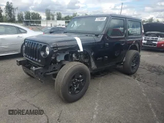 2022 Jeep Wrangler Sport S z VIN 1C4GJXAN6NW240303, wystawiony jako Copart lot #71310864 z przebiegiem 13 458 mil mil oraz Szkoda całkowita • Salvage title. Historia ofert i sprzedaży dostępna na DreamBid. Obrazek 1.