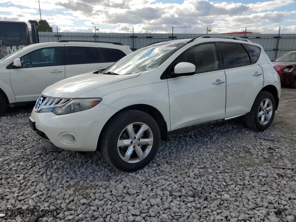 2010 Nissan Murano S with VIN JN8AZ1MU7AW019645, listed as a Copart auction lot 41592235 with 211,586 mi miles and Non Repairable. Bid and sale history available at carsss.com. Image 1.