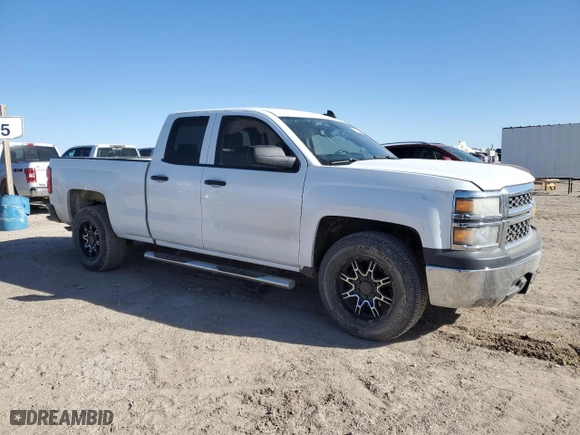 2015 Chevrolet Silverado 1500 LS with VIN 1GCRCPEC8FZ392689, listed as a Copart auction lot 85220214 with 318,185 mi miles and Salvage Title. Bid and sale history available at carsss.com. Image 4.