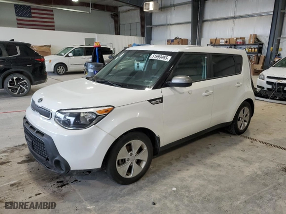 2016 Kia Soul with VIN KNDJN2A25G7340912, listed as a Copart auction lot 51993465 with 127,791 mi miles and Salvage Title. Bid and sale history available at carsss.com. Image 1.