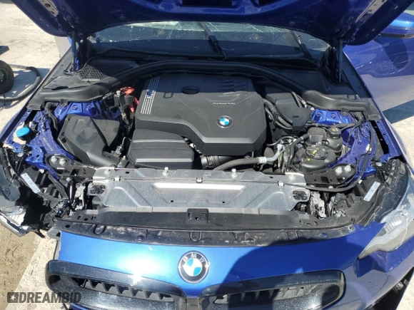 2024 BMW 2 Series 230i with VIN 3MW23CM08R8E17491, listed as a Copart auction lot 48576425 with 10,150 mi miles and Salvage Title. Bid and sale history available at carsss.com. Image 11.