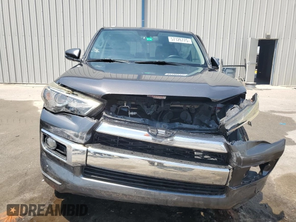 2014 Toyota 4Runner SR5 with VIN JTEZU5JR3E5075786, listed as a Copart auction lot 57126775 with 140,577 mi miles and Salvage title. Bid and sale history available at DreamBid. Image 5.