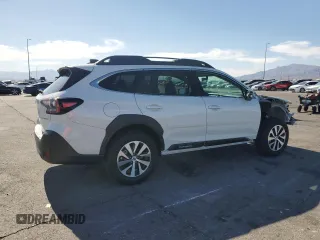 2025 Subaru Outback Premium с VIN 4S4BTAFC7S3150871, выставлен на аукционе Copart как лот 52911465 с пробегом 412 миль миль и Списание • Salvage title. История ставок и продаж доступна на DreamBid. Изображение 3.