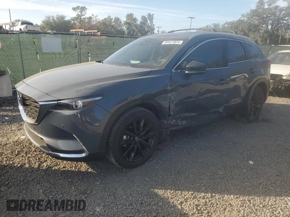2022 Mazda CX-9 Grand Touring with VIN JM3TCBDY5N0618638, listed as a Copart auction lot 84421024 with 7,987 mi miles and Salvage Title. Bid and sale history available at carsss.com. Image 1.