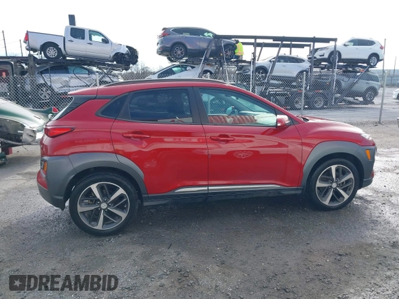 2018 Hyundai Kona Limited with VIN KM8K33A56JU105790, listed as a IAAI auction lot 41363532 with 123,285 mi miles. Bid and sale history available at carsss.com. Image 13.