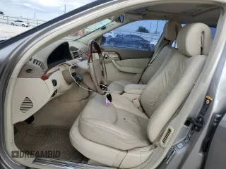 2004 Mercedes-Benz S-Class 4.3L with VIN WDBNG70J44A403626, listed as a Copart auction lot 73456024 with 144,657 mi miles and Salvage Title. Bid and sale history available at carsss.com. Image 7.