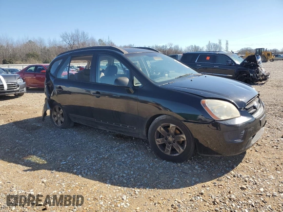 2007 Kia Rondo LX Base with VIN KNAFG525X77090378, listed as a Copart auction lot 45618045 with Not Provided miles and Salvage Title. Bid and sale history available at carsss.com. Image 4.