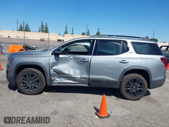 2023 GMC Acadia SLT with VIN 1GKKNML40PZ119581, listed as a IAAI auction lot 41841288 with 23,611 mi miles and . Bid and sale history available at DreamBid. Image 14.