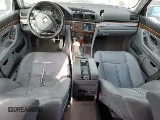 2001 BMW 7 Series 740iL with VIN WBAGH83411DP18779, listed as a Copart auction lot 43258765 with 110,214 mi miles and Salvage Title. Bid and sale history available at carsss.com. Image 8.