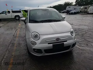 2013 FIAT 500 Sport with VIN 3C3CFFBR5DT709384, listed as a Copart auction lot 62502455 with 86,136 mi miles and Salvage title. Bid and sale history available at DreamBid. Image 14.