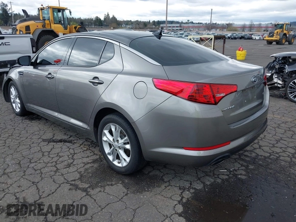 2012 Kia Optima EX with VIN 5XXGN4A76CG022770, listed as a IAAI auction lot 41825939 with 214,445 mi miles. Bid and sale history available at carsss.com. Image 3.