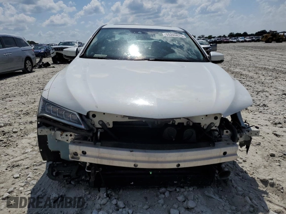 2015 Acura TLX Technology with VIN 19UUB3F59FA001538, listed as a Copart auction lot 55289075 with 90,458 mi miles and Salvage title. Bid and sale history available at DreamBid. Image 5.