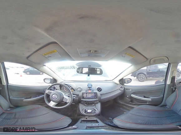 2012 Mazda Mazda2 Touring with VIN JM1DE1LY2C0135317, listed as a Copart auction lot 89382995 with 158,547 mi miles and Salvage Title. Bid and sale history available at carsss.com. Image 15.